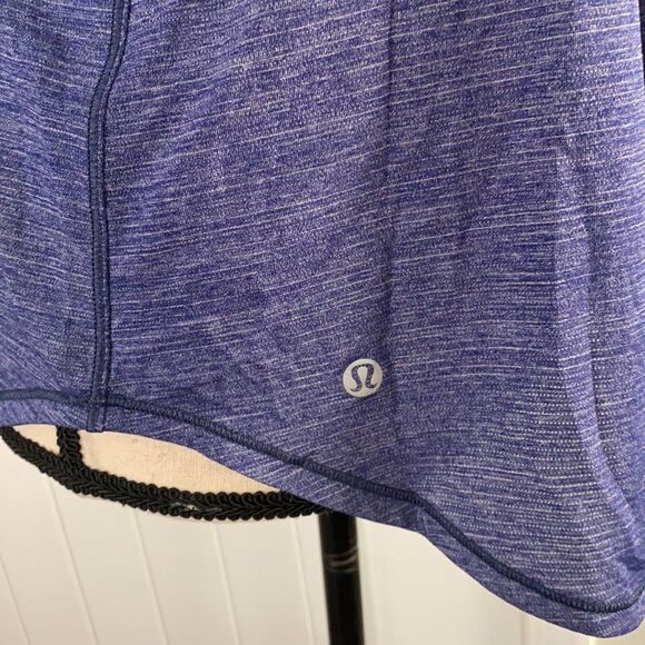 Lululemon Fast As Light Singlet Heathered Emperor Blue Size 10 - Picture 11 of 12